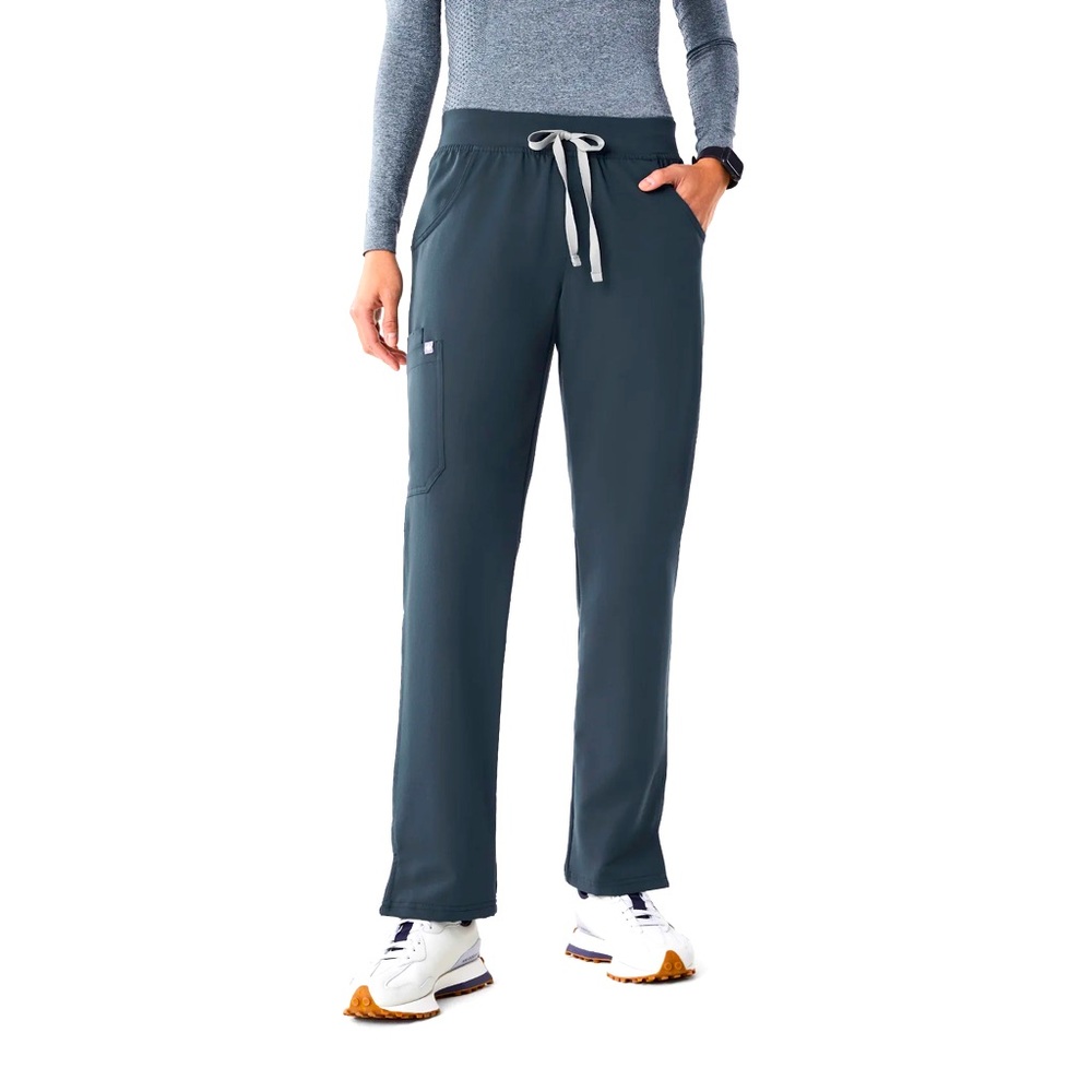 Figs Dark Harbor Kade Cargo Scrub Pants, Size Medium